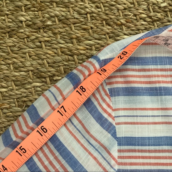 MICHAEL Michael Kors Beaded Tunic, White w/ Red & Blue Strip… - Picture 12 of 12